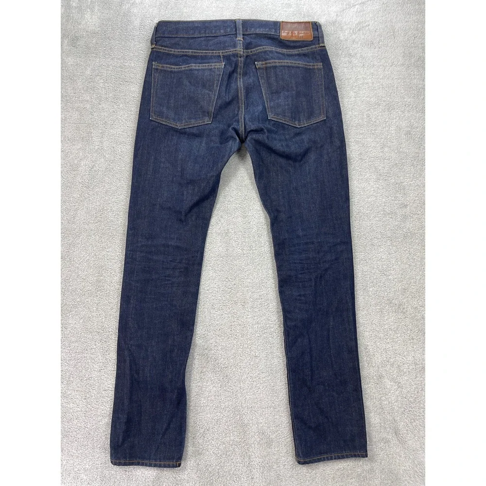J. Crew Jeans Men 30x32 Blue 484 Slim Fit Japanese Kaihara Selvedge Denim
